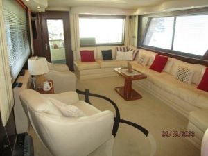 salon, Hatteras 63, trawler for sale