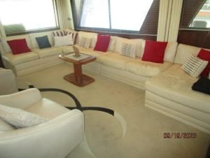 salon, Hatteras 63, trawler for sale