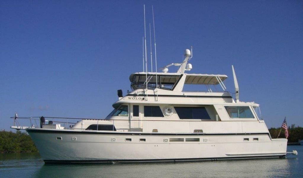 Hatteras 63 CPMY, trawler for sale