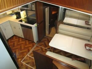 salon, Hatteras 63, trawler for sale