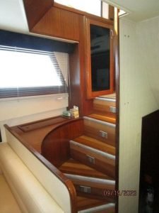 interior, Hatteras 63, trawler for sale