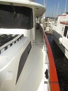 deck, Hatteras 63, trawler for sale