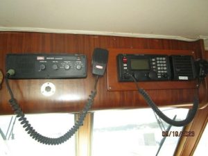 navigation station, Hatteras 63, trawler for sale
