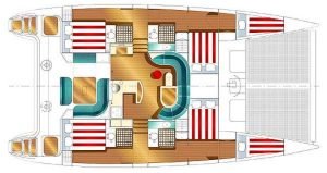 Nautitech 47 layout drawing 2