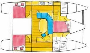 Privilege 37 layout drawing 2