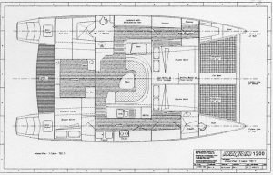 Seawind 1200 layout drawing 1
