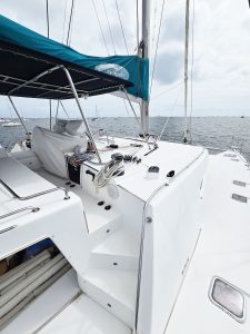 helm, Lagoon 500, catamaran for sale