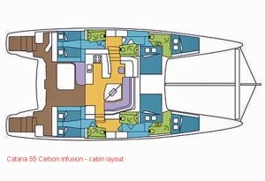 Catana 55 layout drawing 1