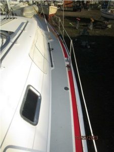 deck, Hunter H41, sailboat for sale