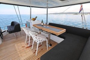cockpit, Lagoon 55, catamaran for sale