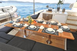 cockpit, Lagoon 55, catamaran for sale
