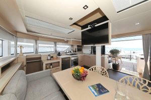 salon, Lagoon 55, catamaran for sale
