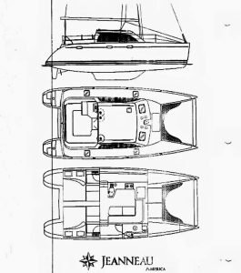 Lagoon 35 layout drawing 2