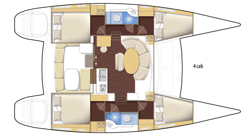 Lagoon 380, catamaran for sale