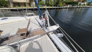 deck, FP 60 Eleuthera, catamaran for sale