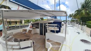 cockpit, FP 60 Eleuthera, catamaran for sale
