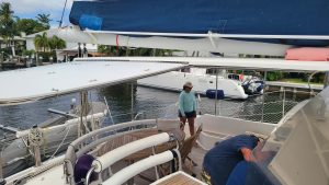 cockpit, FP 60 Eleuthera, catamaran for sale