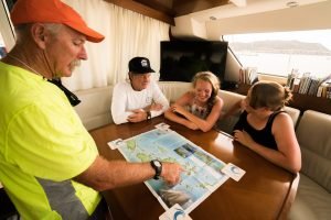 navigation station, FP 60 Eleuthera, catamaran for sale