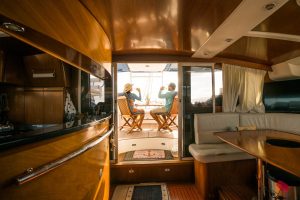cockpit, FP 60 Eleuthera, catamaran for sale