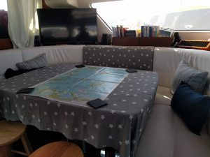 salon, FP 60 Eleuthera, catamaran for sale