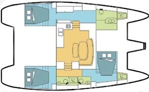 Lagoon 420 layout drawing 5