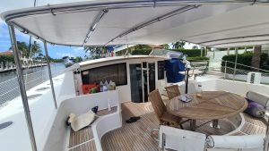 cockpit, FP 60 Eleuthera, catamaran for sale