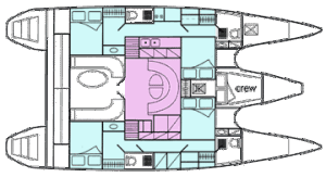 Privilege 43 layout drawing 2