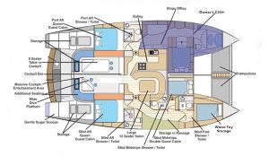Royal Cape 500 Majestic layout drawing 1