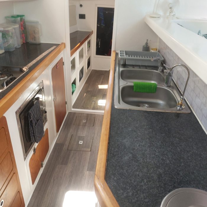 interior, Dean 365, catamaran for sale