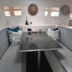 salon, Dean 365, catamaran for sale