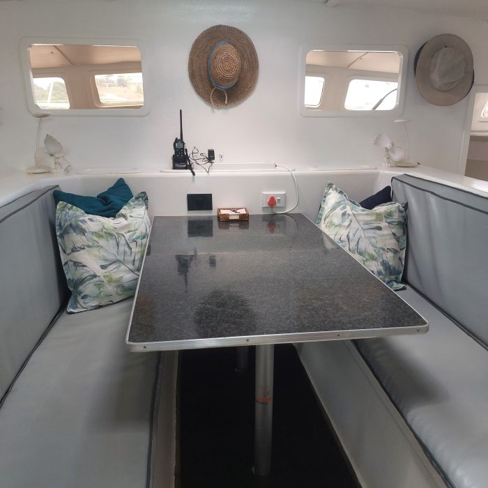 salon, Dean 365, catamaran for sale