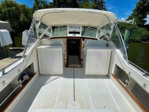 cockpit, Chris-Craft, trawler for sale