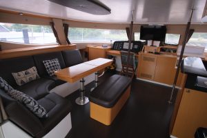 navigation station, FP 48 Salina, catamaran for sale