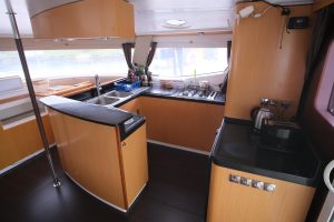 navigation station, FP 48 Salina, catamaran for sale