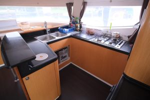 interior, FP 48 Salina, catamaran for sale