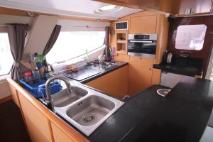 interior, FP 48 Salina, catamaran for sale
