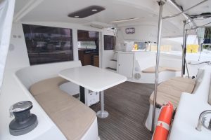 salon, FP 48 Salina, catamaran for sale