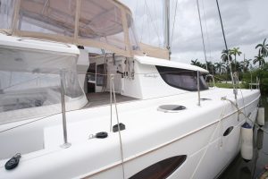 deck, FP 48 Salina, catamaran for sale