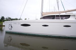 exterior, FP 48 Salina, catamaran for sale