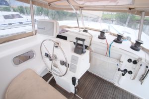 cockpit, FP 48 Salina, catamaran for sale