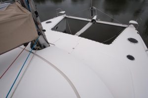 deck, FP 48 Salina, catamaran for sale