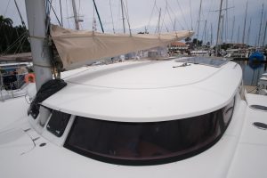 deck, FP 48 Salina, catamaran for sale