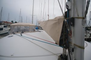 deck, FP 48 Salina, catamaran for sale