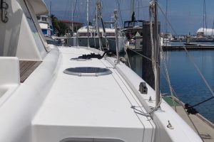 deck, FP 48 Salina, catamaran for sale