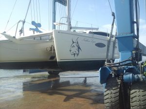 boatyard, FP 48 Salina, catamaran for sale