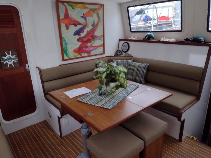 salon, Endeavour 44, catamaran for sale