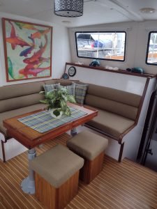 salon, Endeavour 44, catamaran for sale