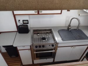 interior, Endeavour 44, catamaran for sale