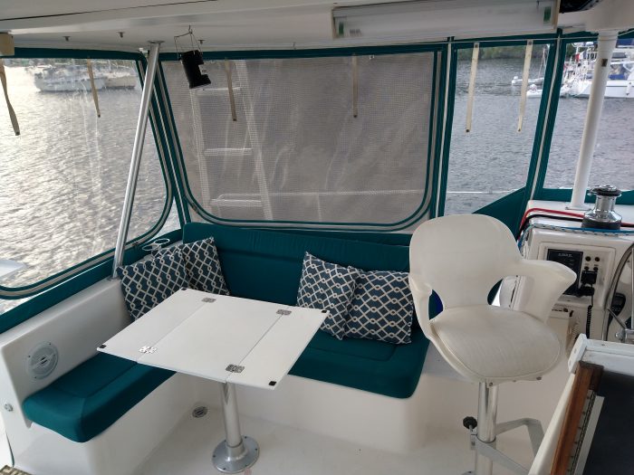 cockpit, Endeavour 44, catamaran for sale