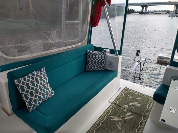cockpit, Endeavour 44, catamaran for sale